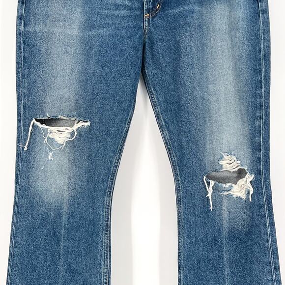 Citizens of Humanity Libby Relaxed Bootcut Jeans Women’s Size 33 Distressed - Picture 3 of 9